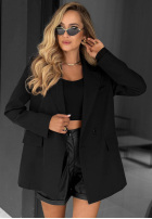 Sacou oversize Classy Touch negru