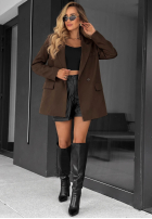 Sacou oversize Classy Touch negru
