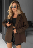 Sacou oversize Classy Touch negru