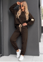 Compleu de trening Sunday Mood ciocolatiu