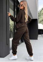 Compleu de trening Sunday Mood ciocolatiu