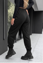 din material textil Pantaloni ze ściągaczami What You Wanted negre