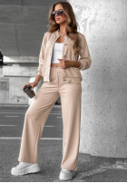 Compleu de trening Hanorac z guzikami i Pantaloni Comfort Story bluemarin