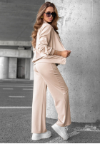 Compleu de trening Hanorac z guzikami i Pantaloni Comfort Story bluemarin