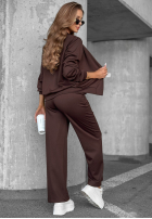 Compleu de trening Hanorac z guzikami i Pantaloni Comfort Story bluemarin