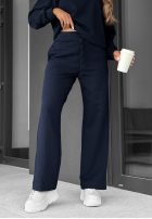 din material textil Pantaloni Never Late bluemarin