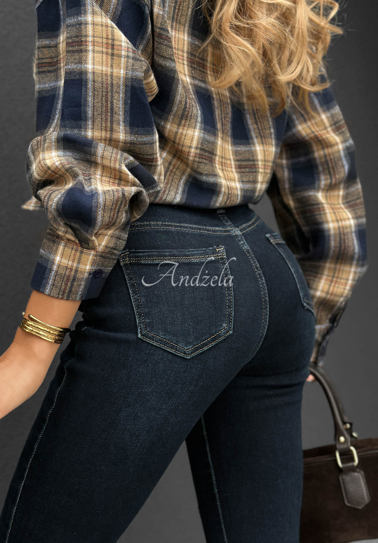 Blugi skinny cu curea Feel Better