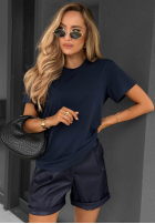 Bawełniany Tricou One Message bluemarin
