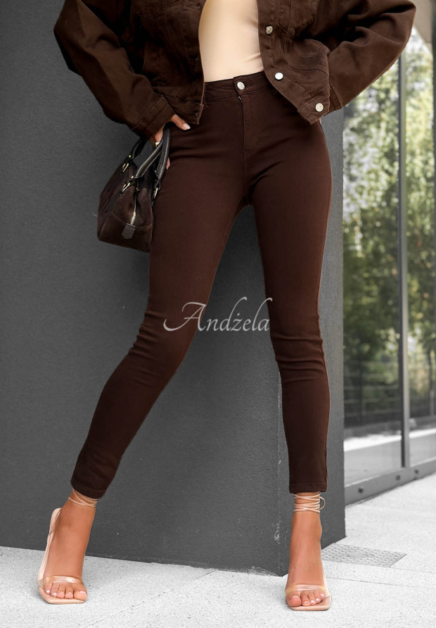 Blugi skinny cu curea Meet Again