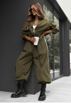 Compleu de trening Hanorac i Pantaloni z lampasem Unbelievable ciocolatiu