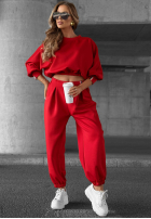 Compleu de trening Cozy Balance roșu