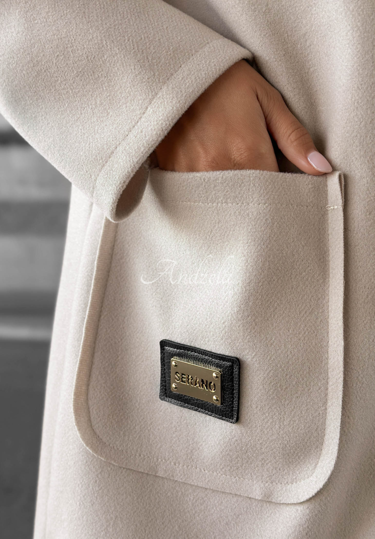 Pardesiu lung oversize cu glugă Autumn Coat