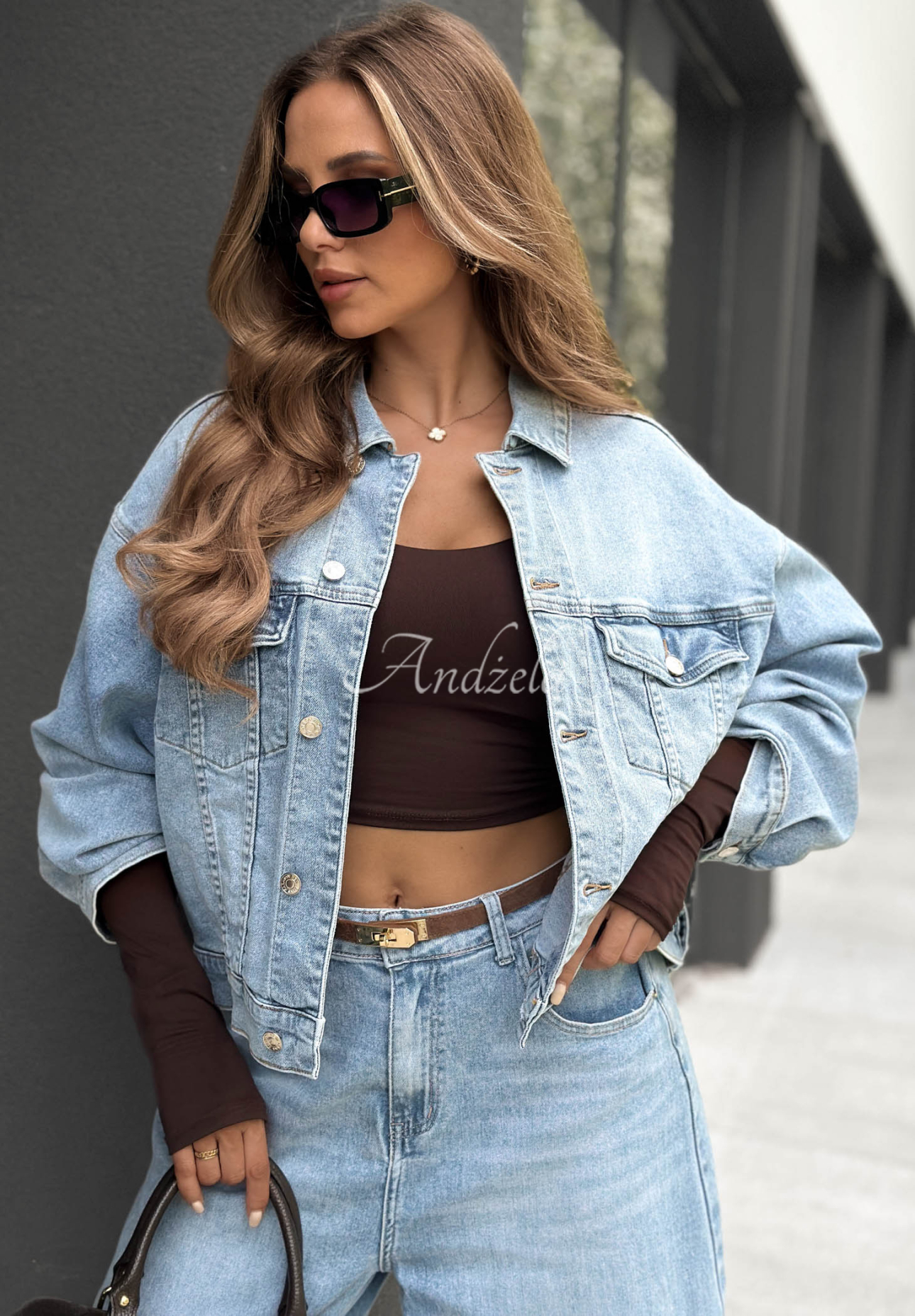 Geacă din denim For A While
