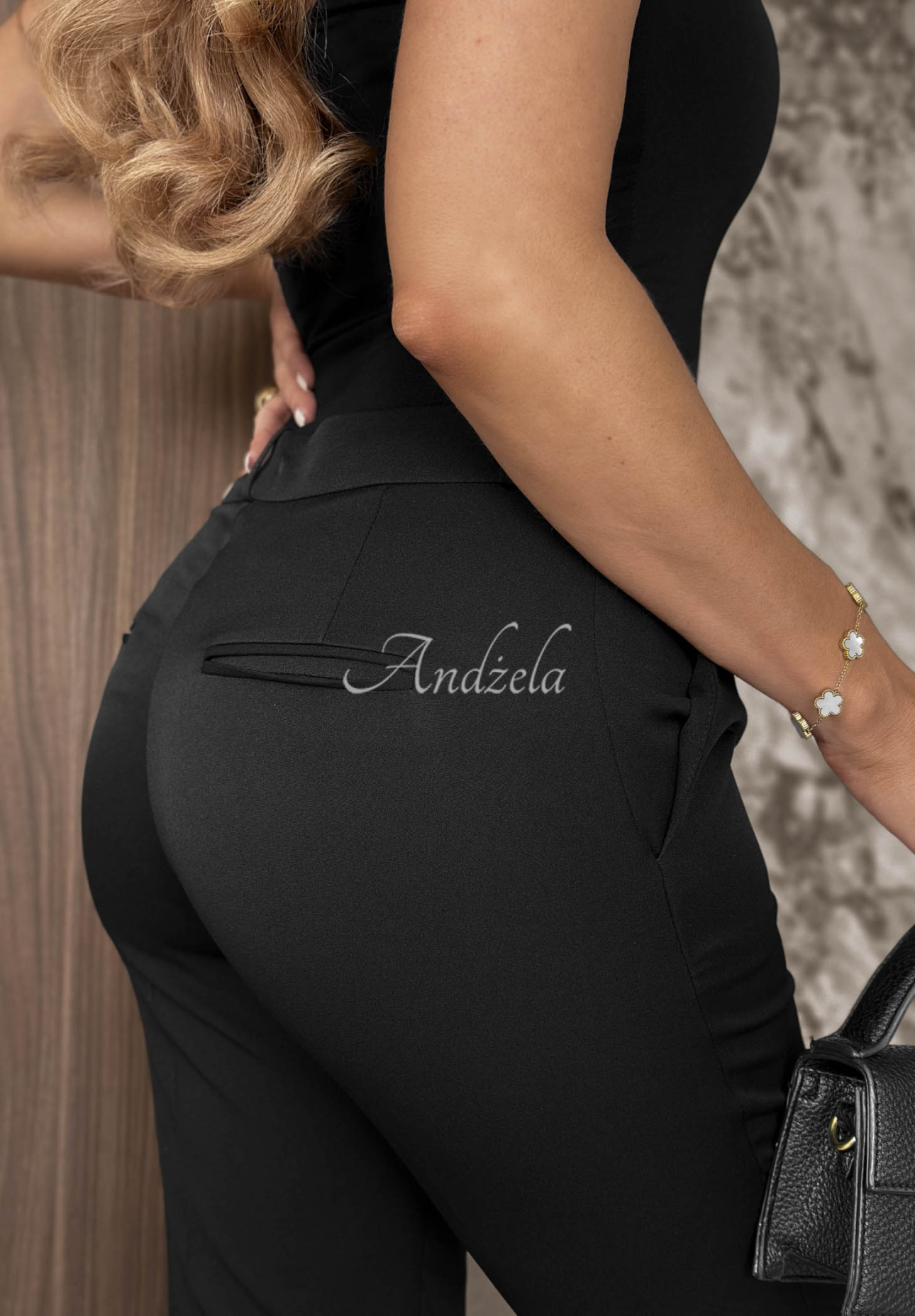 Pantaloni eleganți tip țigaretă din vâscoză Endless Class