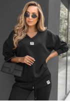 Wiskozowy Compleu de trening City Blend ciocolatiu