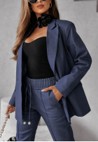 din denim Sacou Whole Story ciemnoniebieska