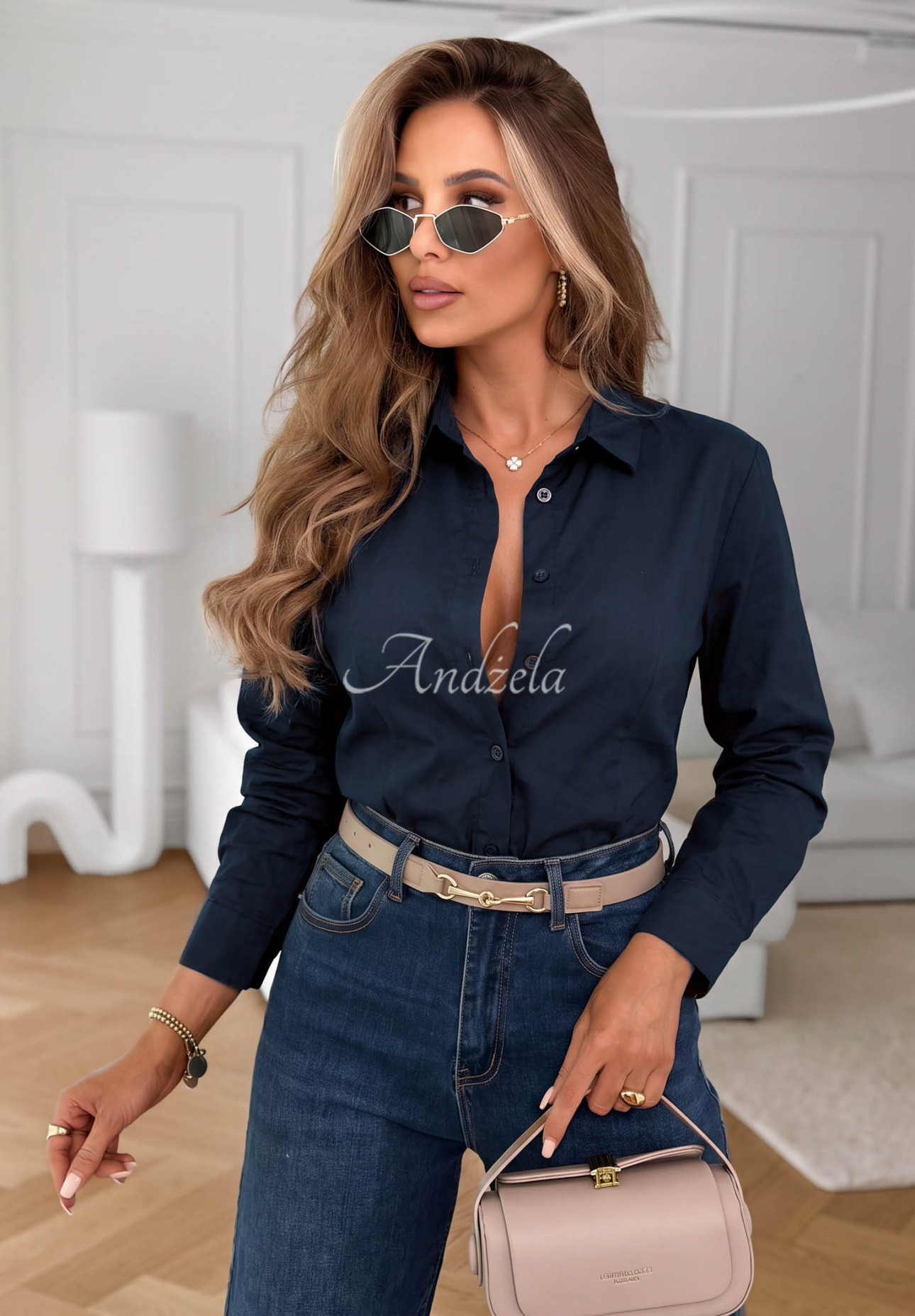 Cămașă clasică elegantă din bumbac Pearl Cove