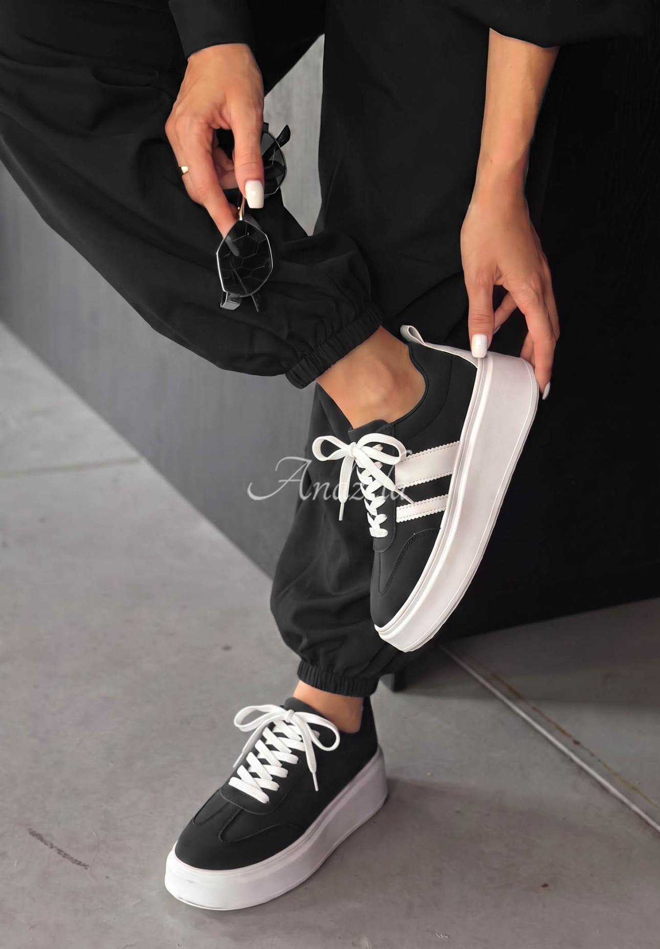 Adidași din piele întoarsă Start With Forever