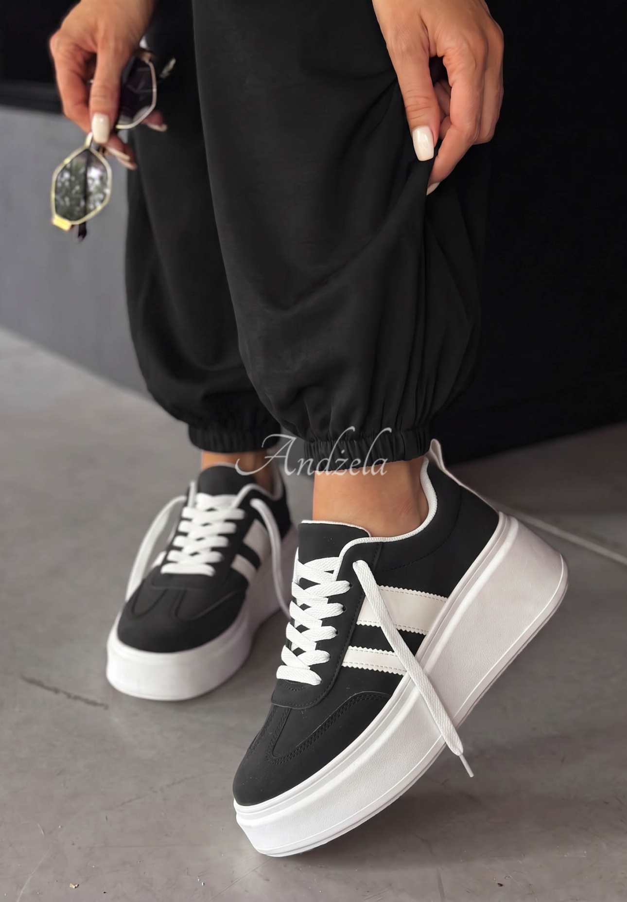 Adidași din piele întoarsă Start With Forever