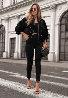 Geacă napoleonka Elegant Force negru
