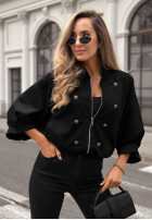Geacă napoleonka Elegant Force negru