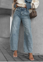 Pantaloni din denim banana Fall Ready ciocolatii