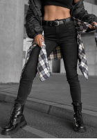 Blugi skinny cu curea Lucky You