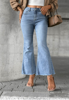 Pantaloni din denim dzwony Modern Classic albastru deschis