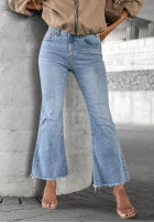 Pantaloni din denim dzwony Modern Classic albastru deschis