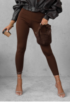 Colanți Push-Up Fit Females ciocolatii