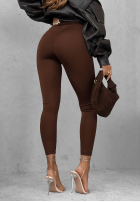 Colanți Push-Up Fit Females ciocolatii