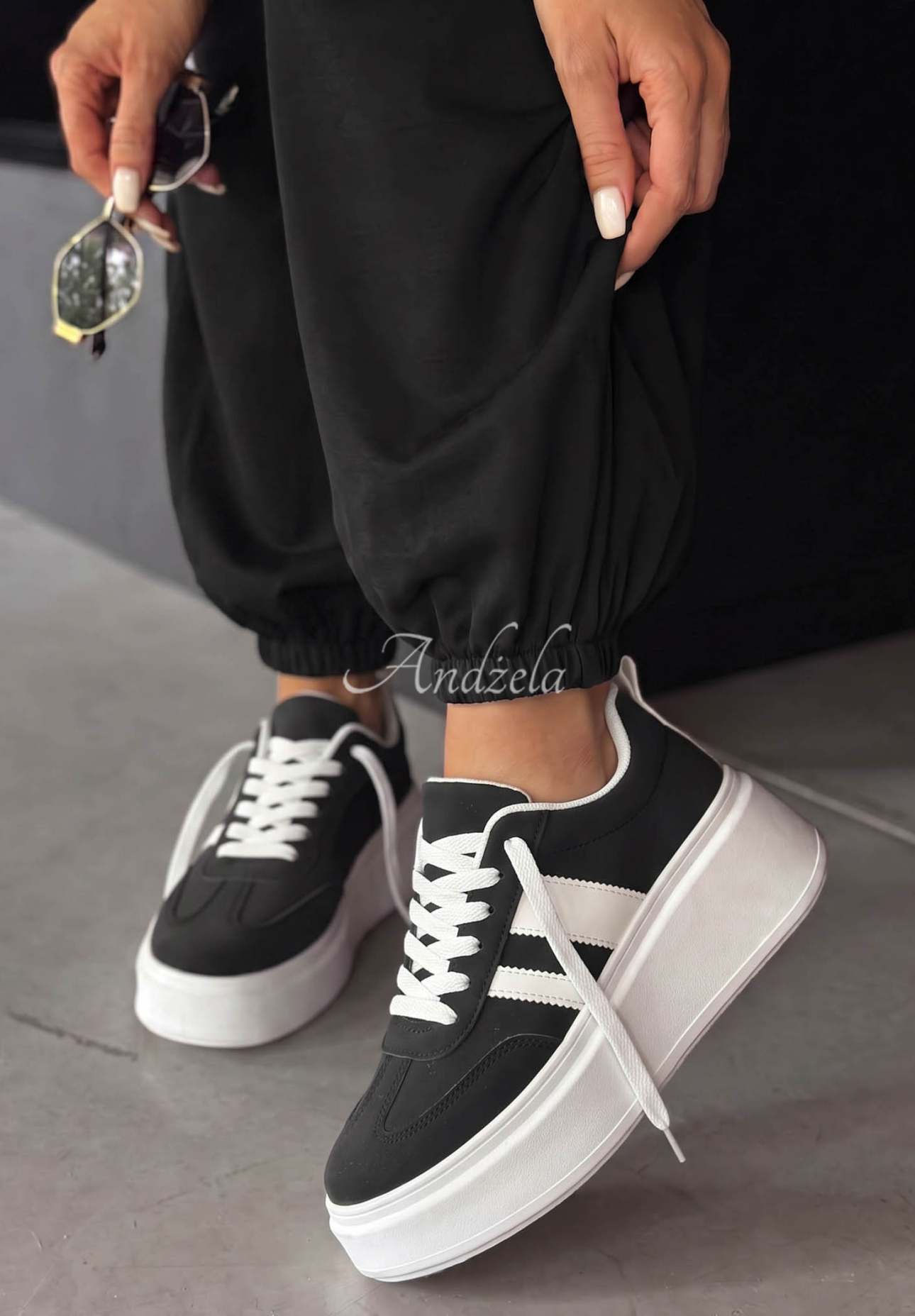 Adidași din piele întoarsă Start With Forever