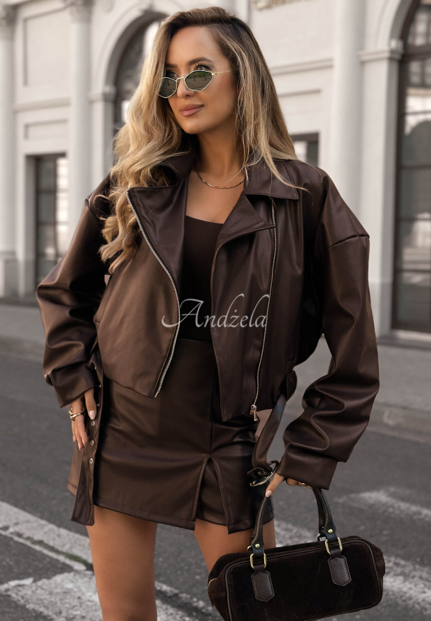 Geacă biker cu curea Autumn Calling