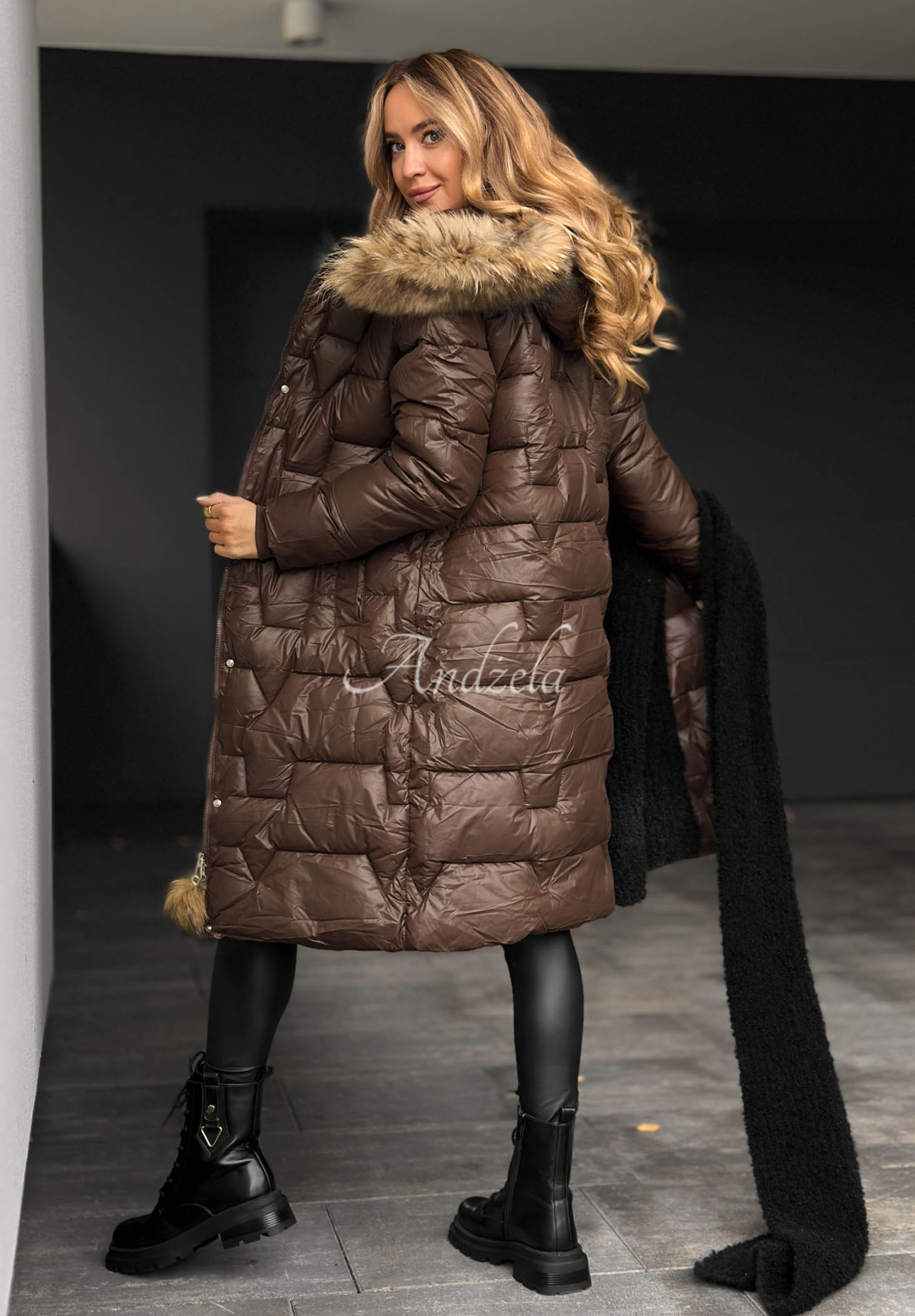 Geacă matlasată Frostbite cu blană