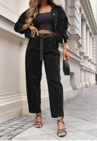 din denim Compleu Geacă i Pantaloni Just Wonder jasnobeżowy