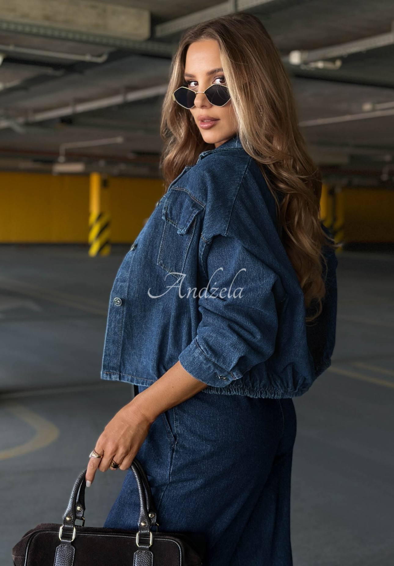 Set din denim cu geacă și pantaloni Just Wonder