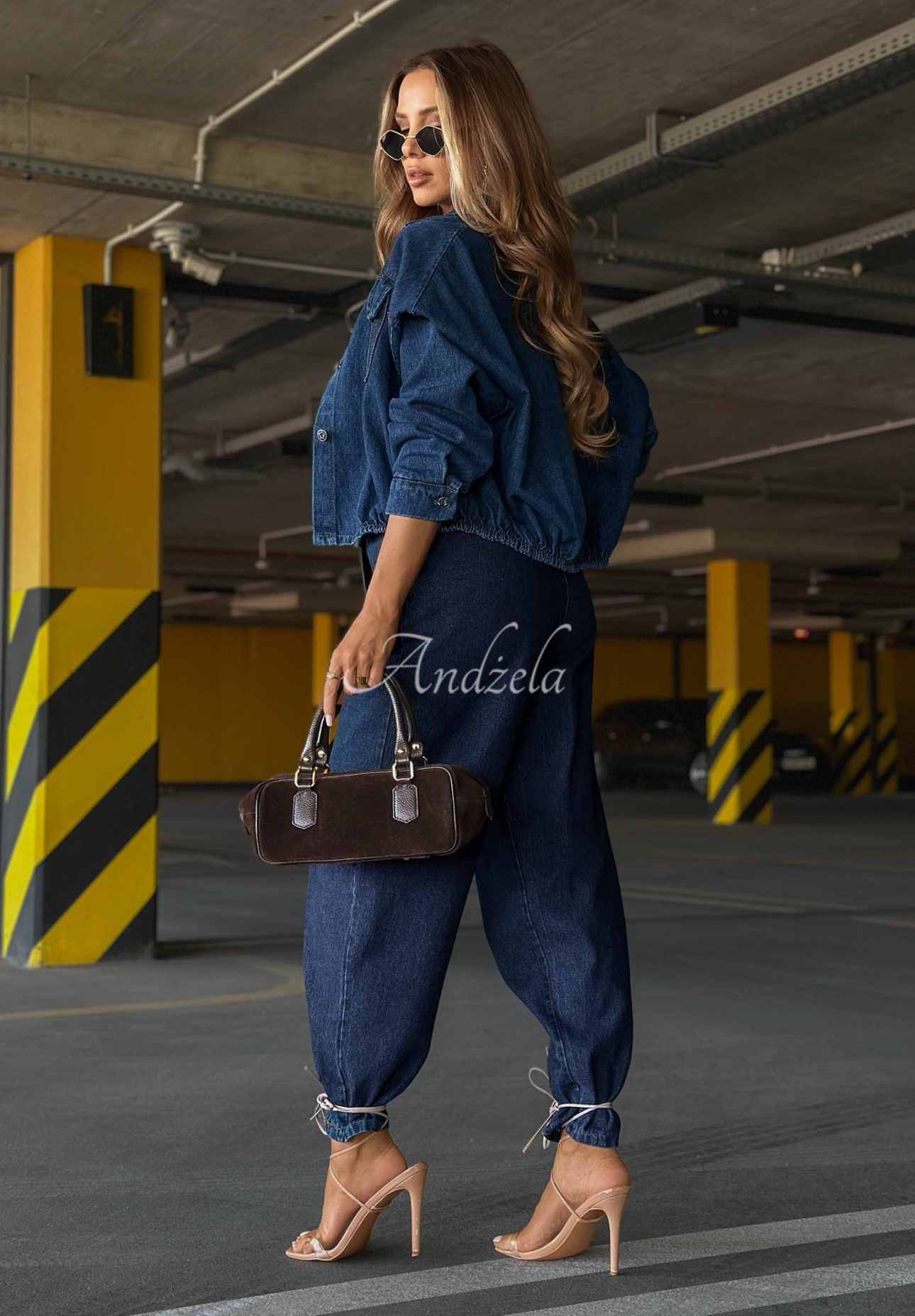 Set din denim cu geacă și pantaloni Just Wonder