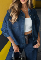 din denim Compleu Geacă i Pantaloni Just Wonder albastru
