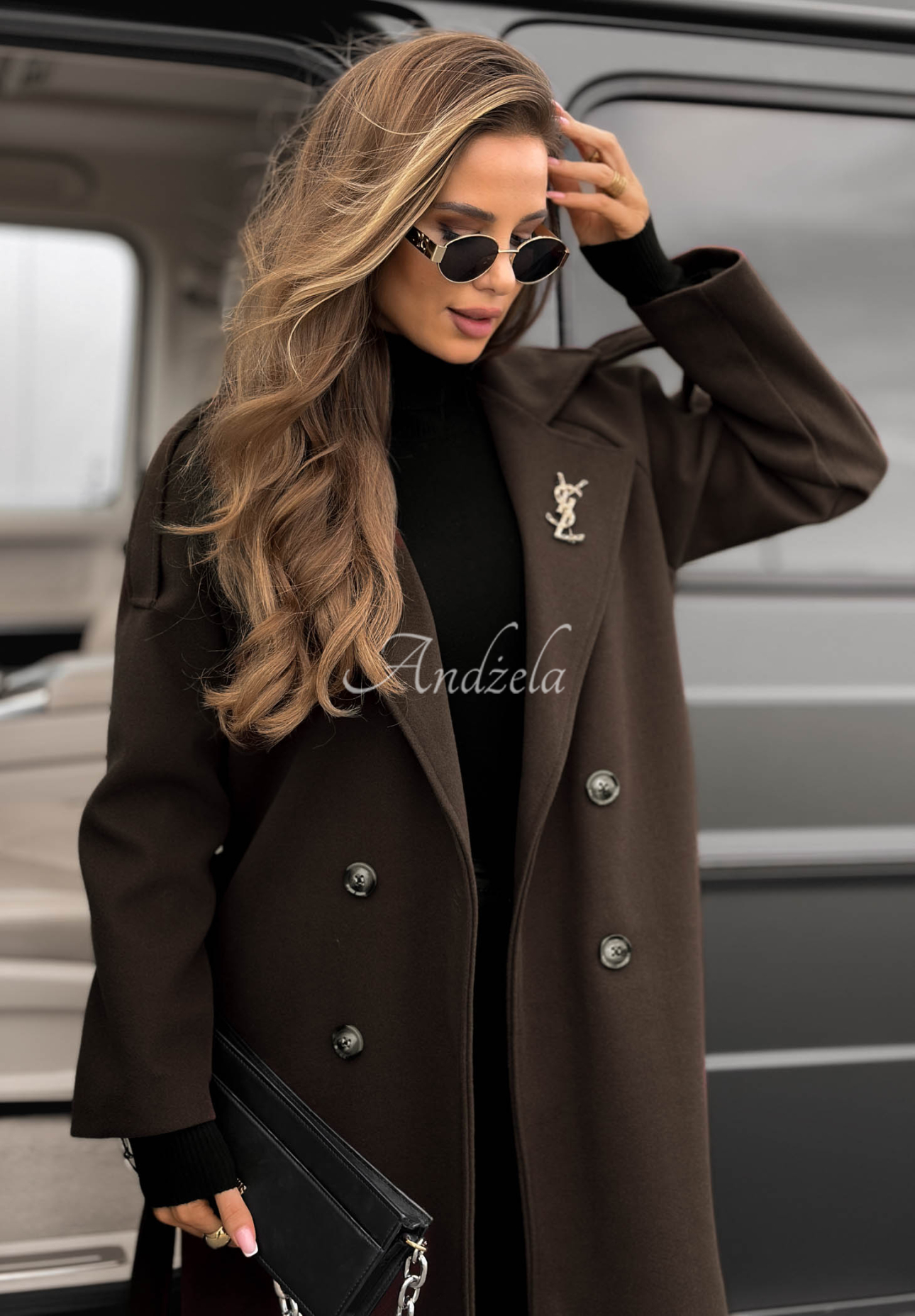 Pardesiu lung Have A Voice cu curea