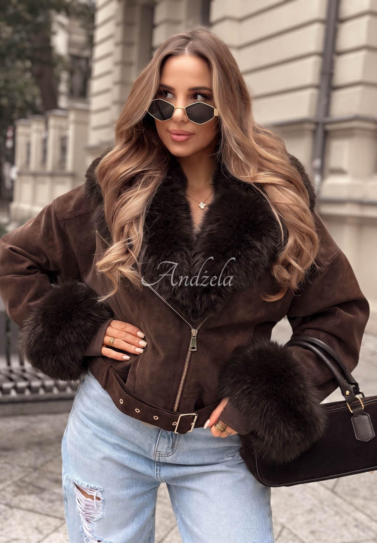 Geacă scurtă cu blăniță Golden Season
