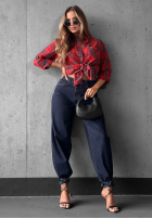 Pantaloni din denim loose fit Back For More bluemarin