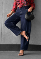 Pantaloni din denim loose fit Back For More bluemarin