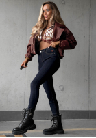 Pantaloni din denim skinny Denim Glow bluemarin
