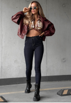 Pantaloni din denim skinny Denim Glow bluemarin
