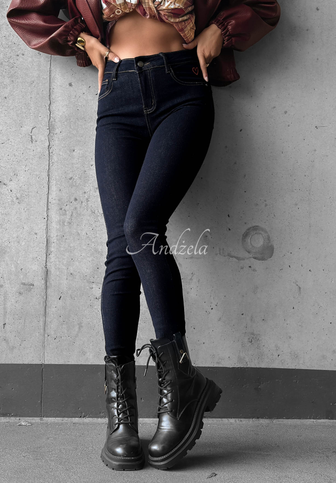 Blugi skinny Denim Glow