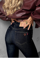 Pantaloni din denim skinny Denim Glow bluemarin
