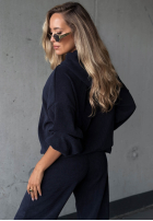 Sztruksowy Compleu Hanorac i Pantaloni Quiet Confidence ciocolatiu