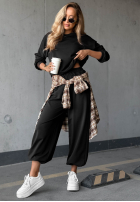 Compleu de trening Hanorac i Pantaloni Simple Moments ciocolatiu