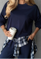 Compleu de trening Hanorac i Pantaloni Simple Moments ciocolatiu