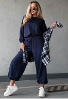 Compleu de trening Hanorac i Pantaloni Simple Moments ciocolatiu